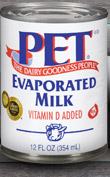 PET Evaporated Milk, 12 oz